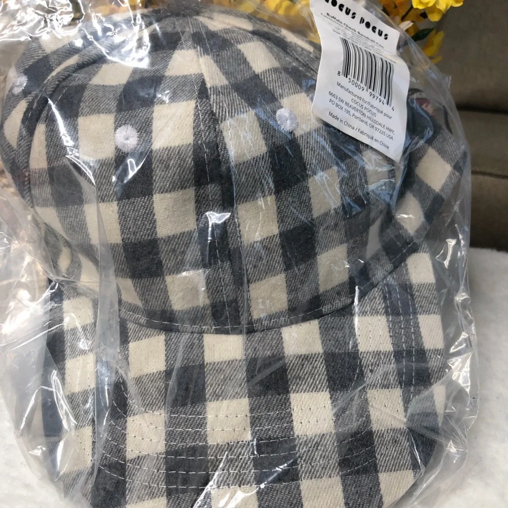 Brand New-Buffalo Check Baseball Cap